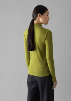 Aster Wool Lyocell High Neck Tee
