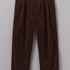 Bill Organic Cord Wide Leg Trousers