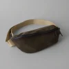 Bleu De Chauffe Suede Cross Body Bag