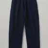 Boiled Wool Pull On Trousers