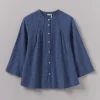 Check Crinkle Cotton Tie Shirt