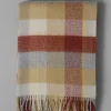 Chevron Check Wool Blanket