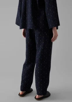 Dobby Stitch Cotton Lounge Trousers