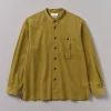 Dropped Shoulder Organic Cord Grandad Shirt