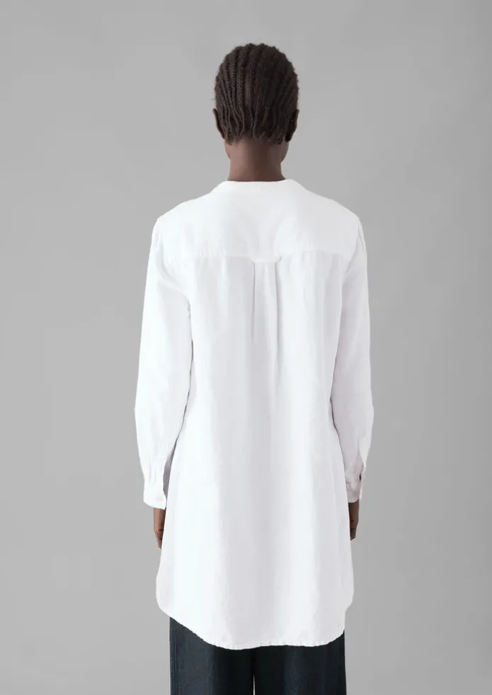 Elena Cotton Linen Tunic Shirt