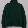 Flecky Wool Cashmere High Neck Sweater