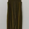 Fluid Silk Velvet Dress