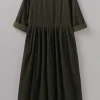 Freya Crinkle Organic Cotton Dress