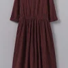 Freya Gingham Crinkle Cotton Dress