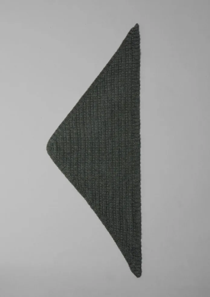 Grid Stitched Knitted Bandana