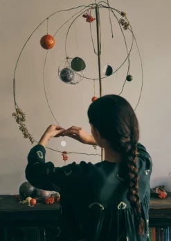 Hand Marbled Bauble