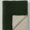 Hand Quilted Velvet Throw