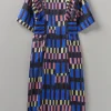 Isobel Harvey Tie Waist Check Print Dress