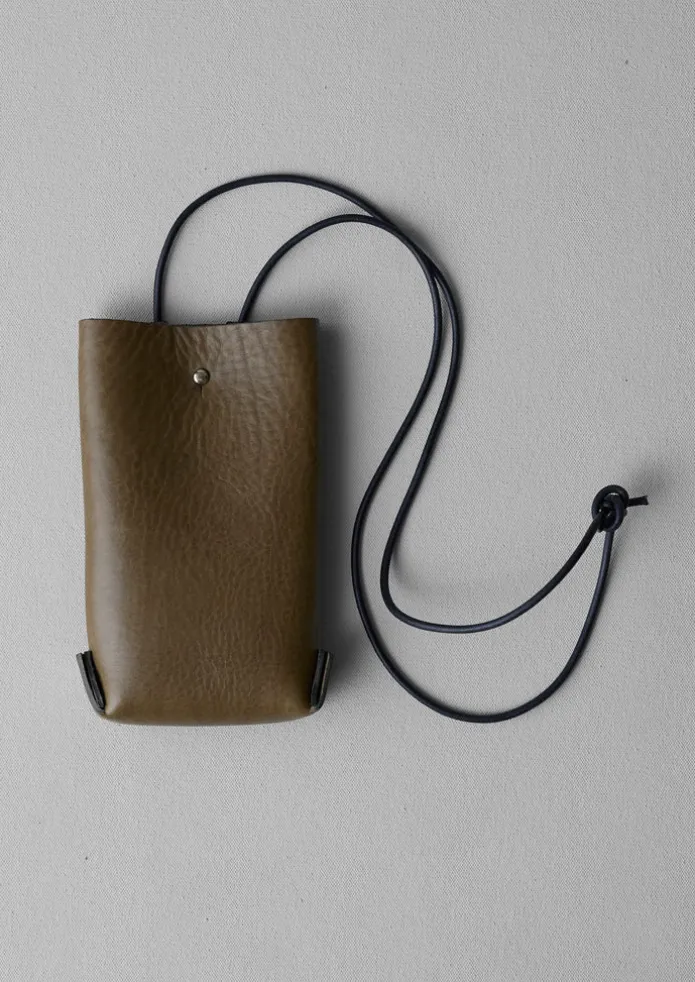 Kate Sheridan Jigsaw Leather Pouch Bag