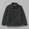 Melton Wool Blend Chore Jacket