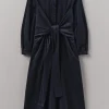 Organic Needlecord Wrap Dress