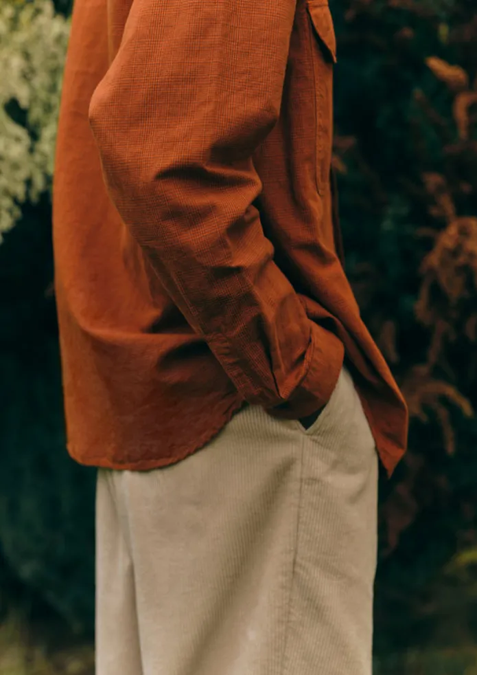 Overdyed Check Workwear Shirt