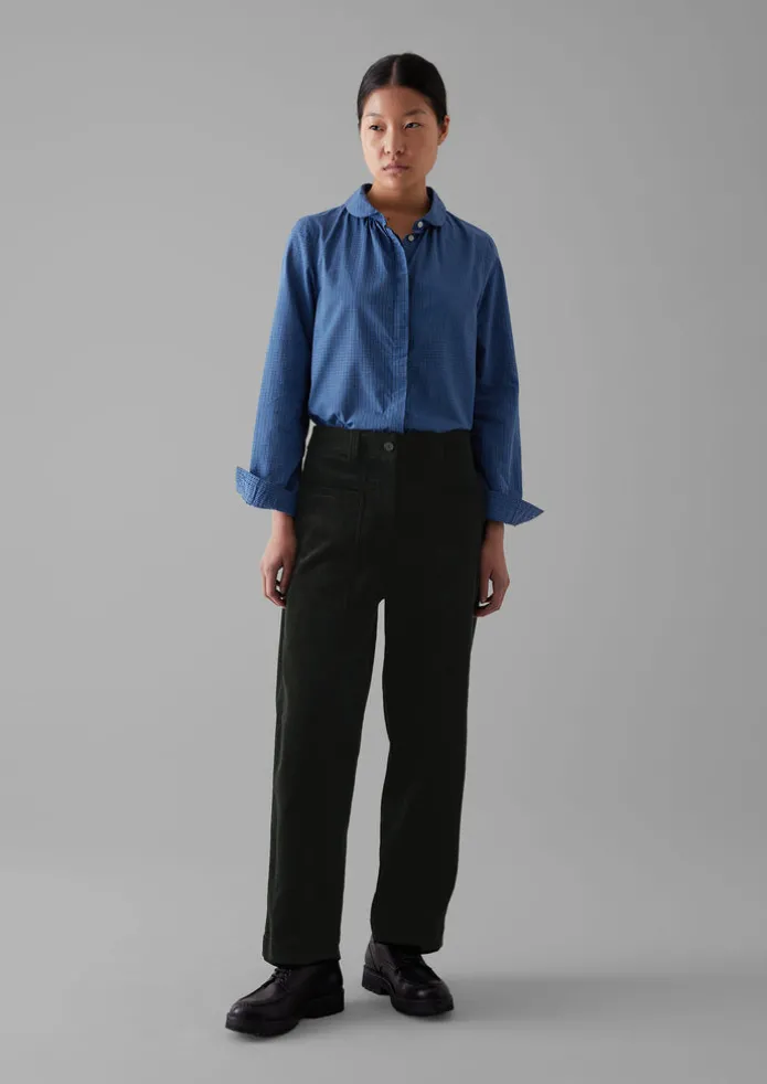 Panelled Organic Cord Trousers