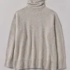Roll Neck Wool Cashmere Sweater