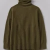 Roll Neck Wool Cashmere Sweater