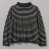 Stripe Alpaca Wool Sweater