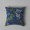 Trailing Foliage Linen Cushion Cover